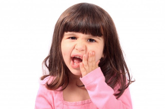 Little girl in pink shirt